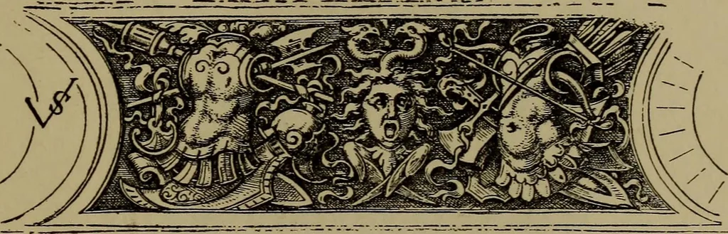 An illustration from Illustrirter Katalog der Ornamentstichsammlung des K. K. Österreich. Museums für Kunst und Industrie; Erwerbungen seit dem Jahre 1871, 1889, leaf 478