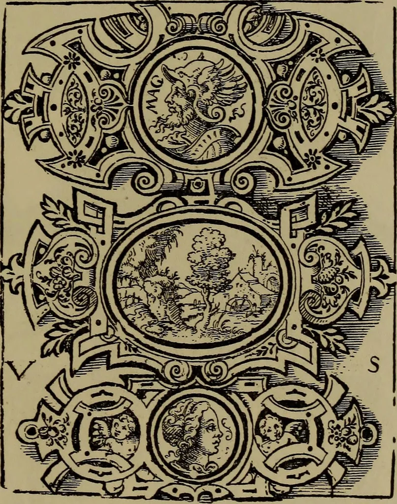 An illustration from Illustrirter Katalog der Ornamentstichsammlung des K. K. Österreich. Museums für Kunst und Industrie; Erwerbungen seit dem Jahre 1871, 1889, leaf 480