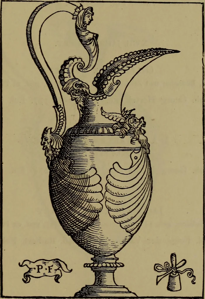 An illustration from Illustrirter Katalog der Ornamentstichsammlung des K. K. Österreich. Museums für Kunst und Industrie; Erwerbungen seit dem Jahre 1871, 1889, leaf 494