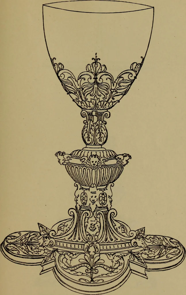 An illustration from Illustrirter Katalog der Ornamentstichsammlung des K. K. Österreich. Museums für Kunst und Industrie; Erwerbungen seit dem Jahre 1871, 1889, leaf 504