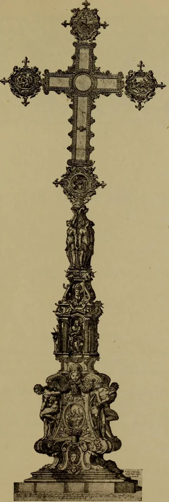 An illustration from Illustrirter Katalog der Ornamentstichsammlung des K. K. Österreich. Museums für Kunst und Industrie; Erwerbungen seit dem Jahre 1871, 1889, leaf 508