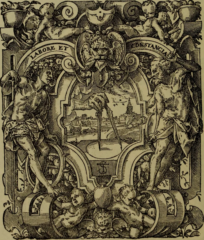 An illustration from Illustrirter Katalog der Ornamentstichsammlung des K. K. Österreich. Museums für Kunst und Industrie; Erwerbungen seit dem Jahre 1871, 1889, leaf 519
