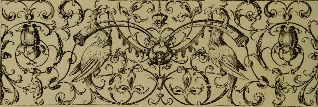 An illustration from Illustrirter Katalog der Ornamentstichsammlung des K. K. Österreich. Museums für Kunst und Industrie; Erwerbungen seit dem Jahre 1871, 1889, leaf 525