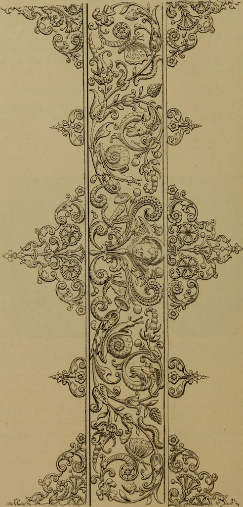 An illustration from Illustrirter Katalog der Ornamentstichsammlung des K. K. Österreich. Museums für Kunst und Industrie; Erwerbungen seit dem Jahre 1871, 1889, leaf 55