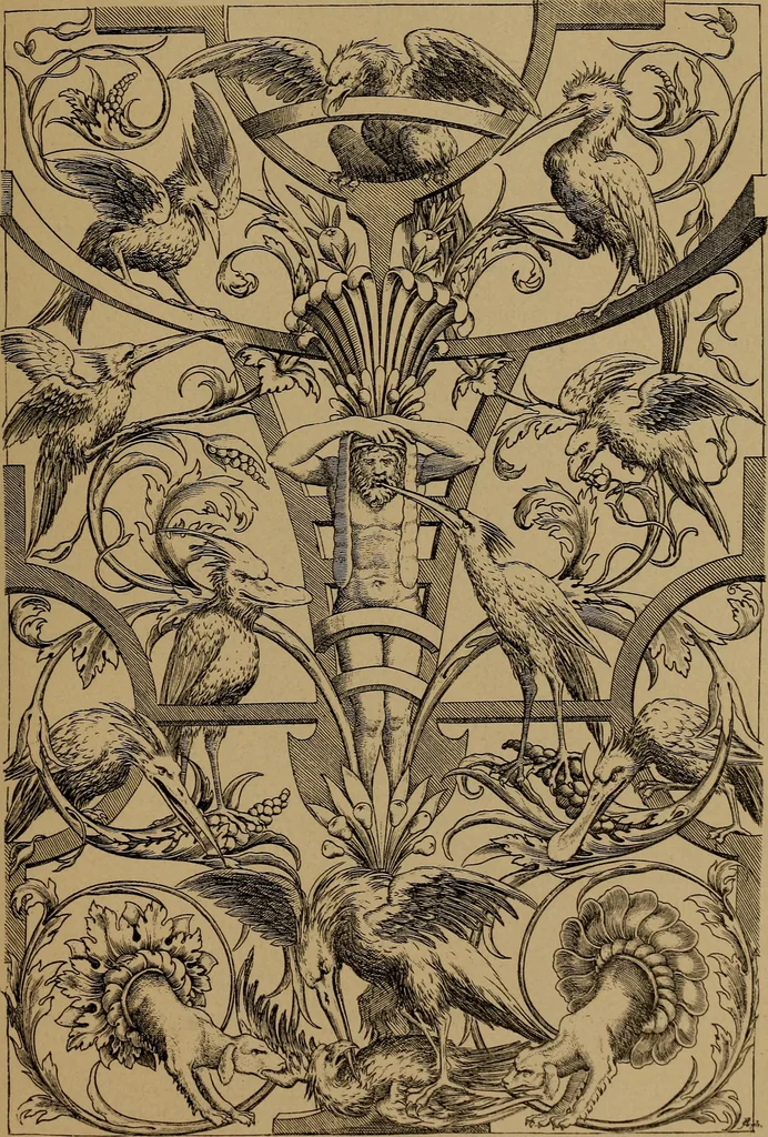 An illustration from Illustrirter Katalog der Ornamentstichsammlung des K. K. Österreich. Museums für Kunst und Industrie; Erwerbungen seit dem Jahre 1871, 1889, leaf 56