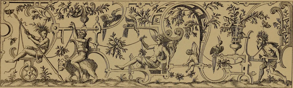 An illustration from Illustrirter Katalog der Ornamentstichsammlung des K. K. Österreich. Museums für Kunst und Industrie; Erwerbungen seit dem Jahre 1871, 1889, leaf 58