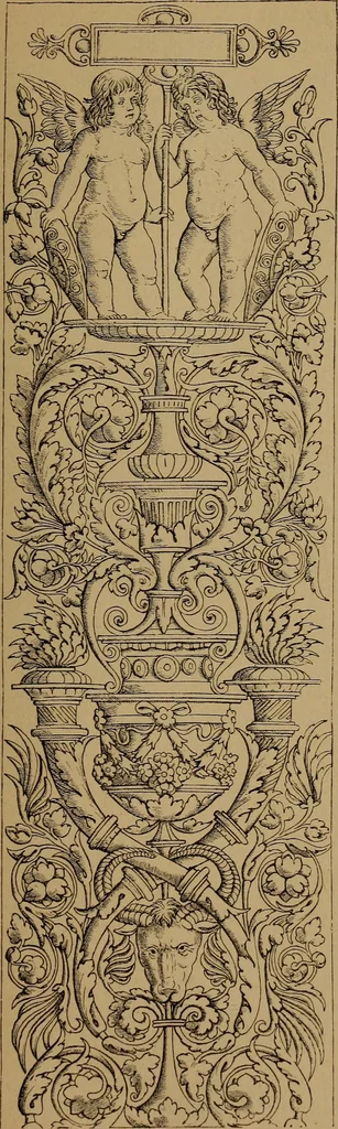 An illustration from Illustrirter Katalog der Ornamentstichsammlung des K. K. Österreich. Museums für Kunst und Industrie; Erwerbungen seit dem Jahre 1871, 1889, leaf 64