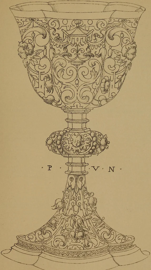 An illustration from Illustrirter Katalog der Ornamentstichsammlung des K. K. Österreich. Museums für Kunst und Industrie; Erwerbungen seit dem Jahre 1871, 1889, leaf 74