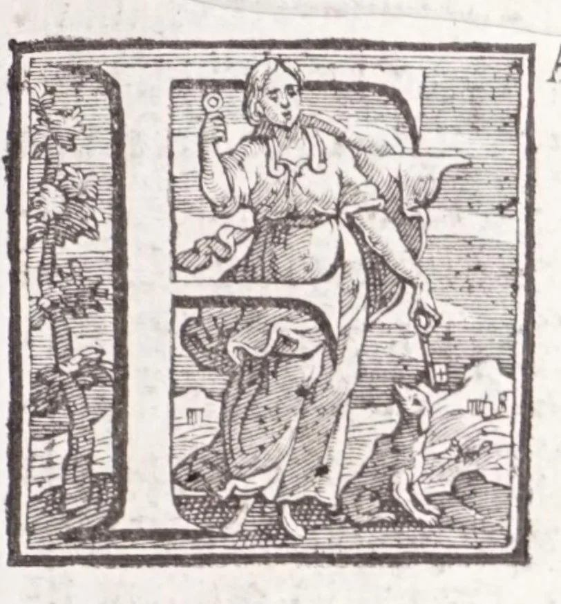 An illustration from Illustrium anachoretarum elogia, siue, Religiosi viri musaeum, 1625, leaf 111