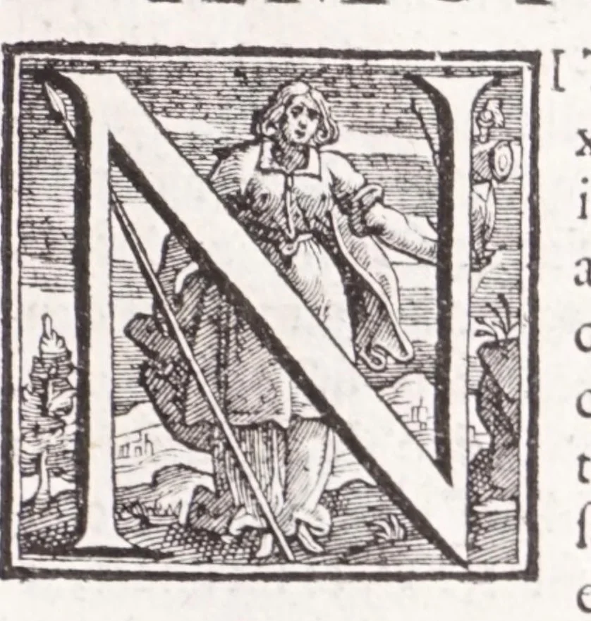 An illustration from Illustrium anachoretarum elogia, siue, Religiosi viri musaeum, 1625, leaf 151