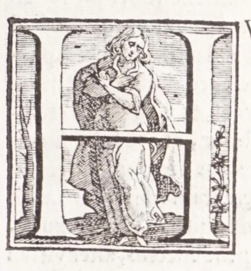 An illustration from Illustrium anachoretarum elogia, siue, Religiosi viri musaeum, 1625, leaf 25