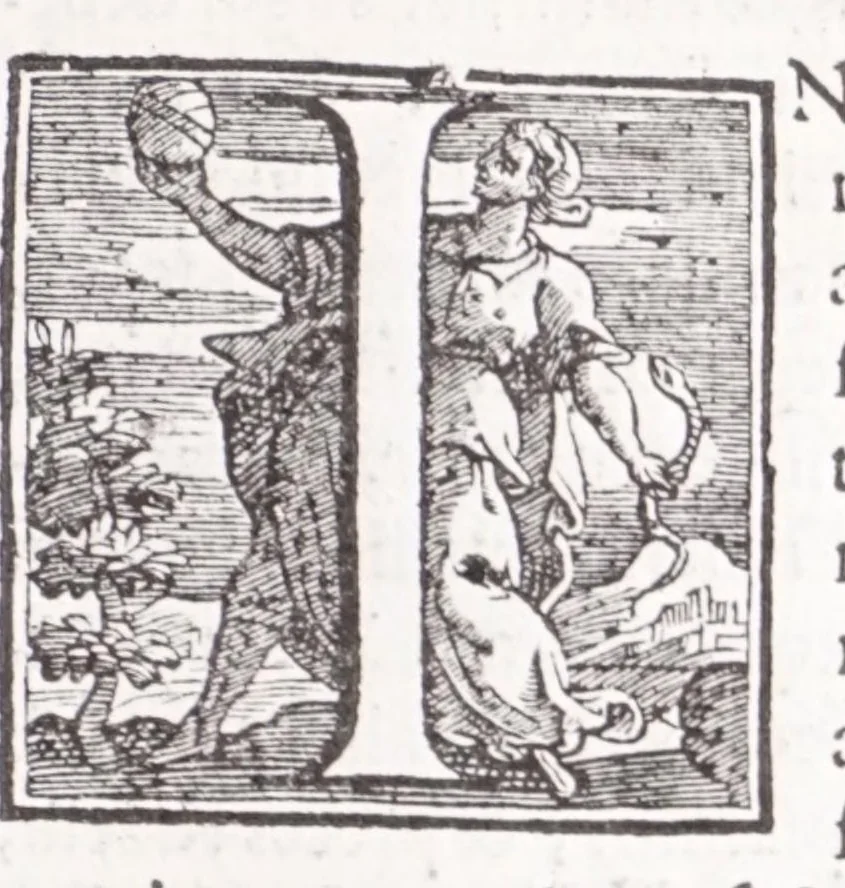 An illustration from Illustrium anachoretarum elogia, siue, Religiosi viri musaeum, 1625, leaf 43