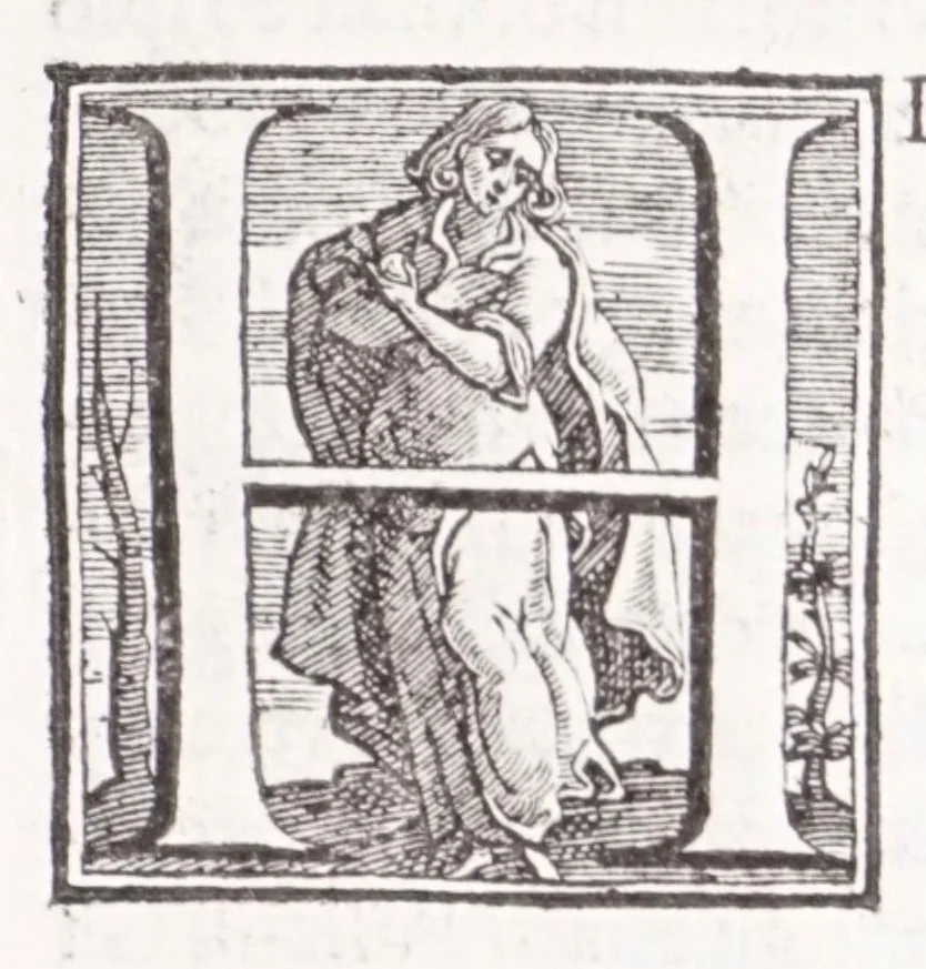 An illustration from Illustrium anachoretarum elogia, siue, Religiosi viri musaeum, 1625, leaf 55