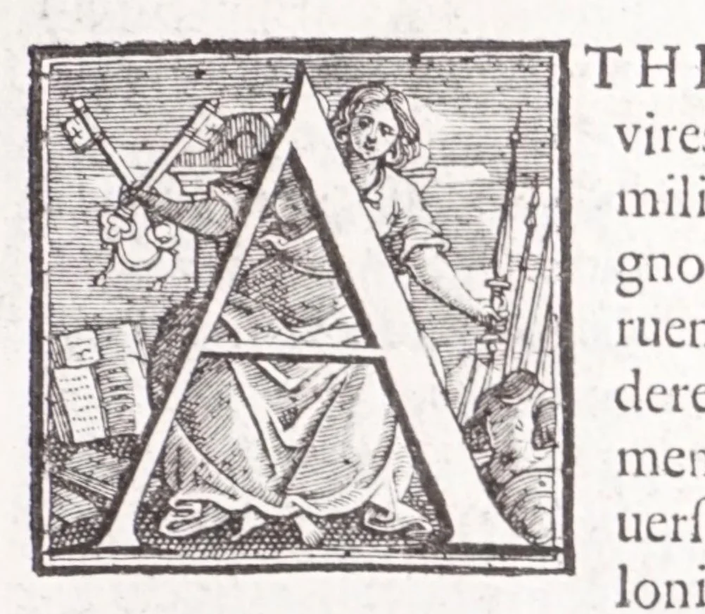 An illustration from Illustrium anachoretarum elogia, siue, Religiosi viri musaeum, 1625, leaf 63