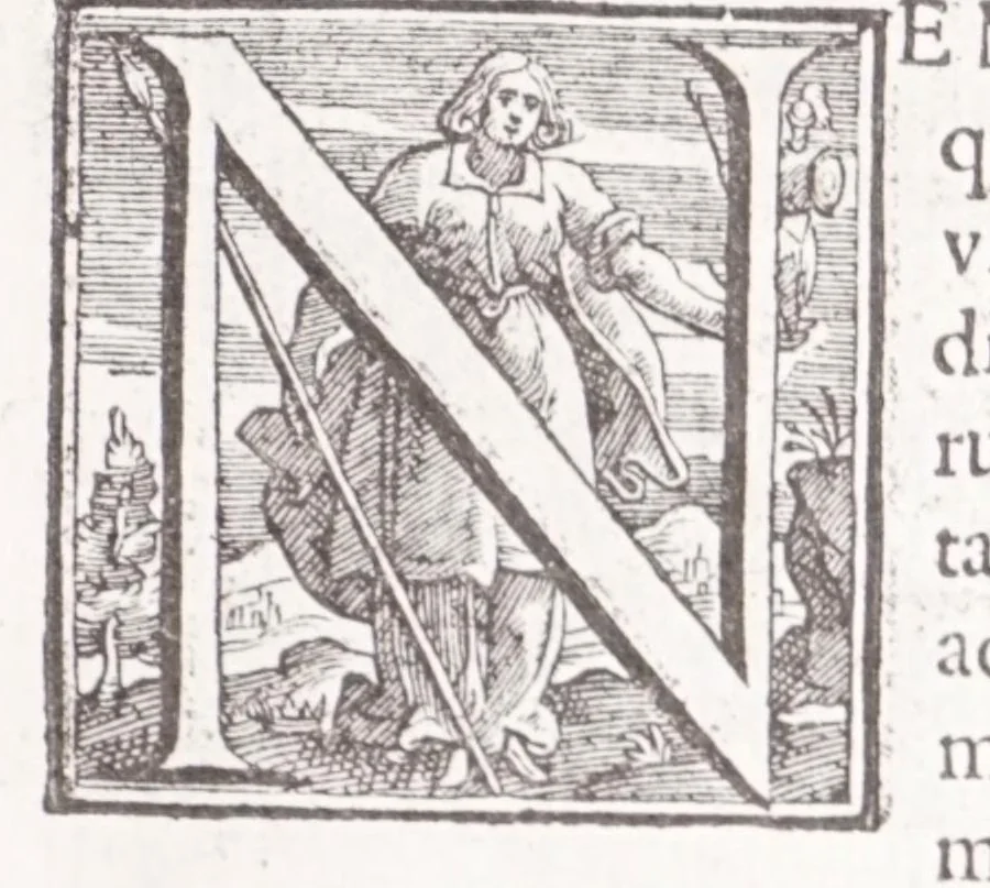An illustration from Illustrium anachoretarum elogia, siue, Religiosi viri musaeum, 1625, leaf 9