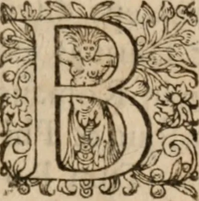 An illustration from Illustrium scriptorum religionis Societatis Iesu catalogus, 1609, leaf 16