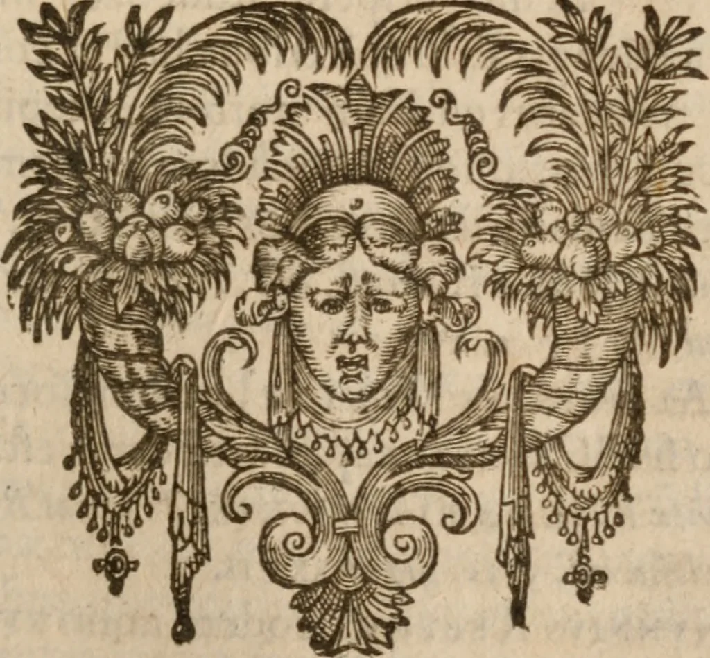 An illustration from Illustrium scriptorum religionis Societatis Iesu catalogus, 1609, leaf 192