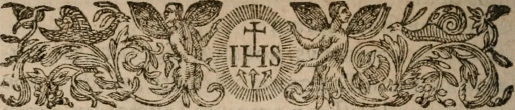 An illustration from Illustrium scriptorum religionis Societatis Iesu catalogus, 1609, leaf 193