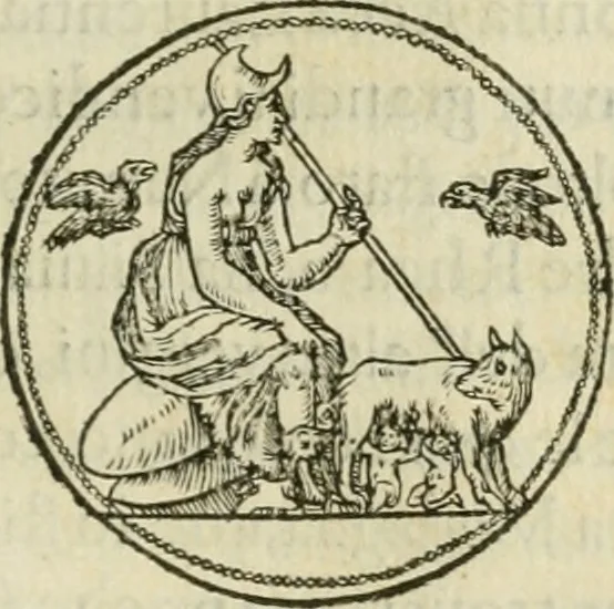 An illustration from Illvstratione de gli epitaffi et medaglie antiche, 1558, leaf 106