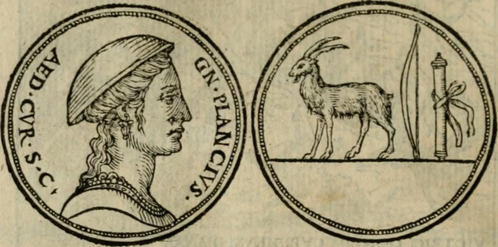 An illustration from Illvstratione de gli epitaffi et medaglie antiche, 1558, leaf 129