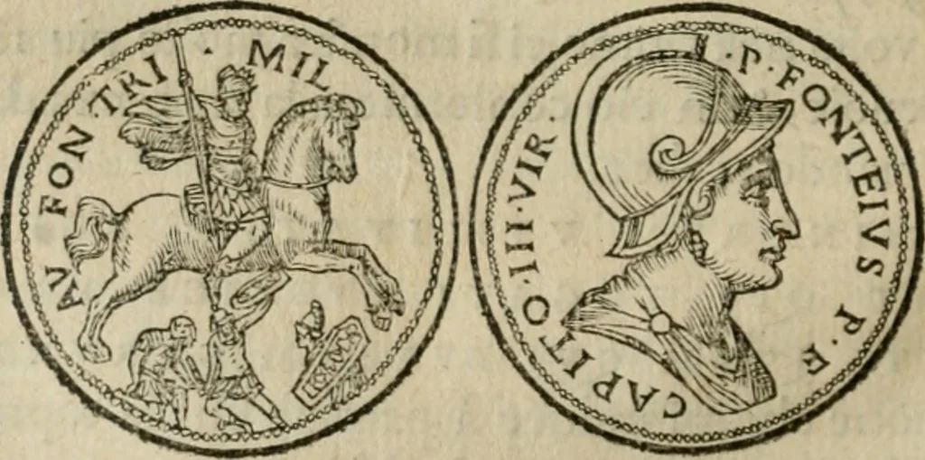 An illustration from Illvstratione de gli epitaffi et medaglie antiche, 1558, leaf 133