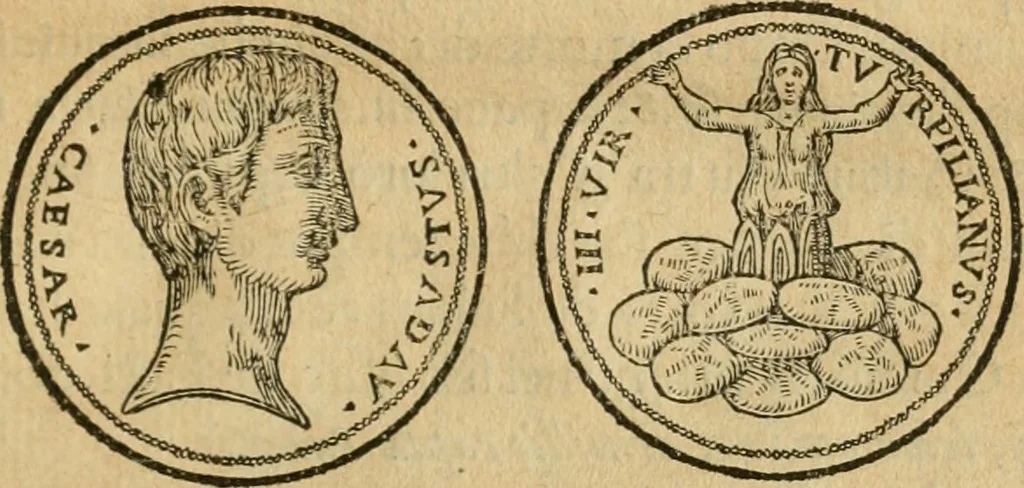 An illustration from Illvstratione de gli epitaffi et medaglie antiche, 1558, leaf 150