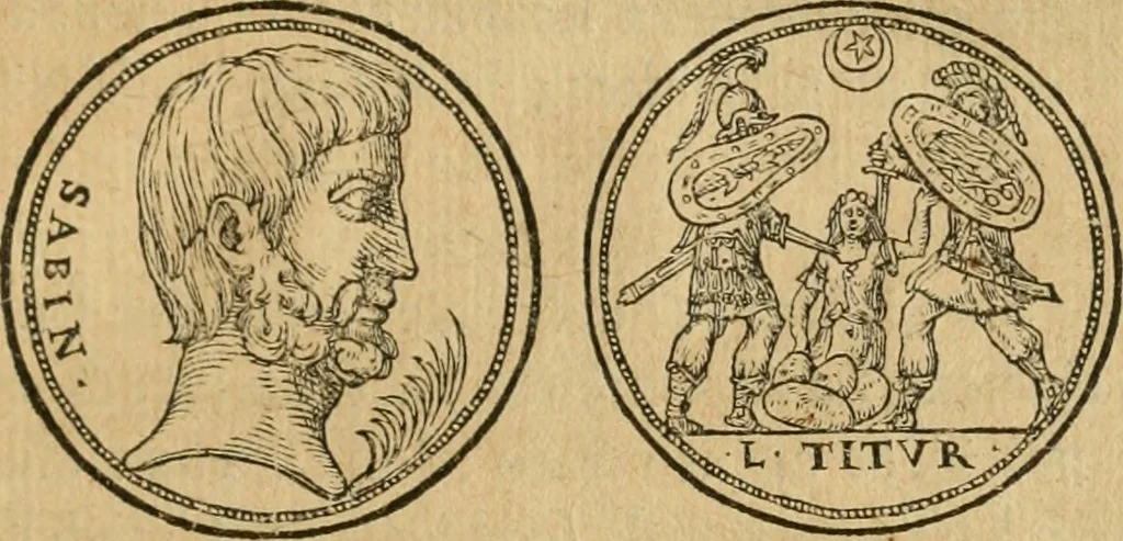 An illustration from Illvstratione de gli epitaffi et medaglie antiche, 1558, leaf 152