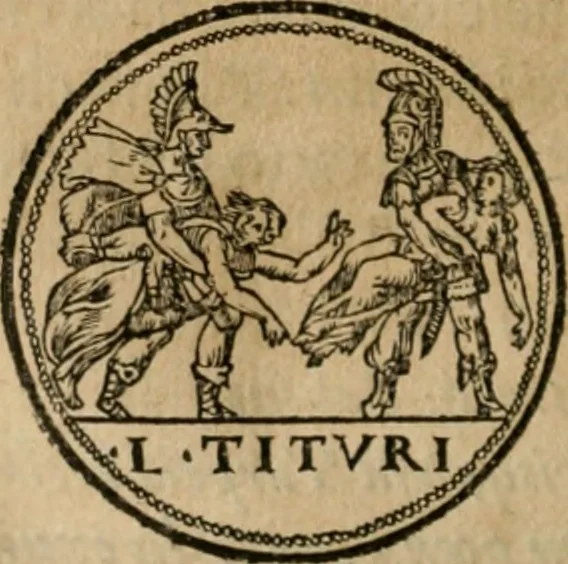 An illustration from Illvstratione de gli epitaffi et medaglie antiche, 1558, leaf 153
