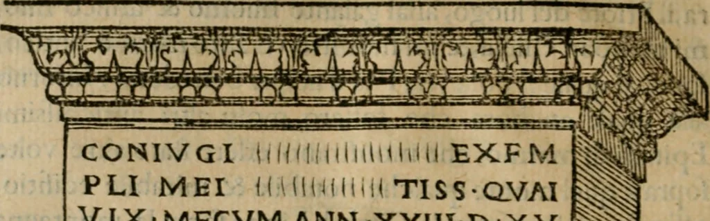 An illustration from Illvstratione de gli epitaffi et medaglie antiche, 1558, leaf 157