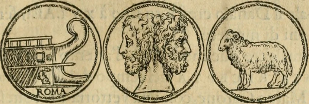 An illustration from Illvstratione de gli epitaffi et medaglie antiche, 1558, leaf 162