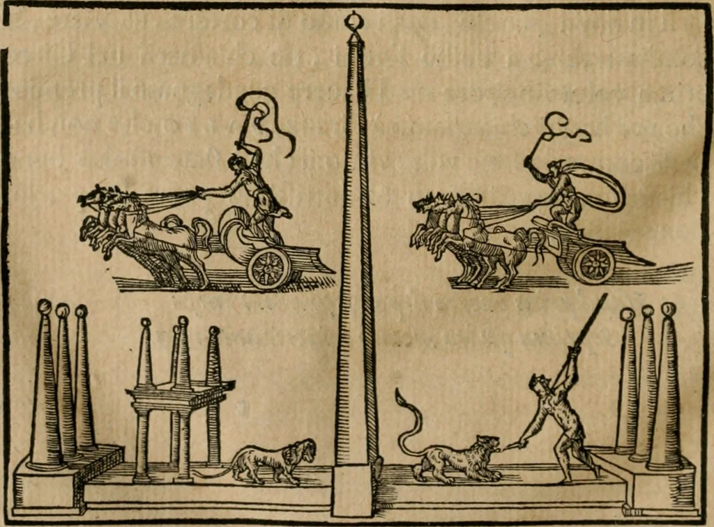 An illustration from Illvstratione de gli epitaffi et medaglie antiche, 1558, leaf 167