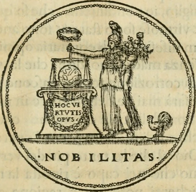 An illustration from Illvstratione de gli epitaffi et medaglie antiche, 1558, leaf 184
