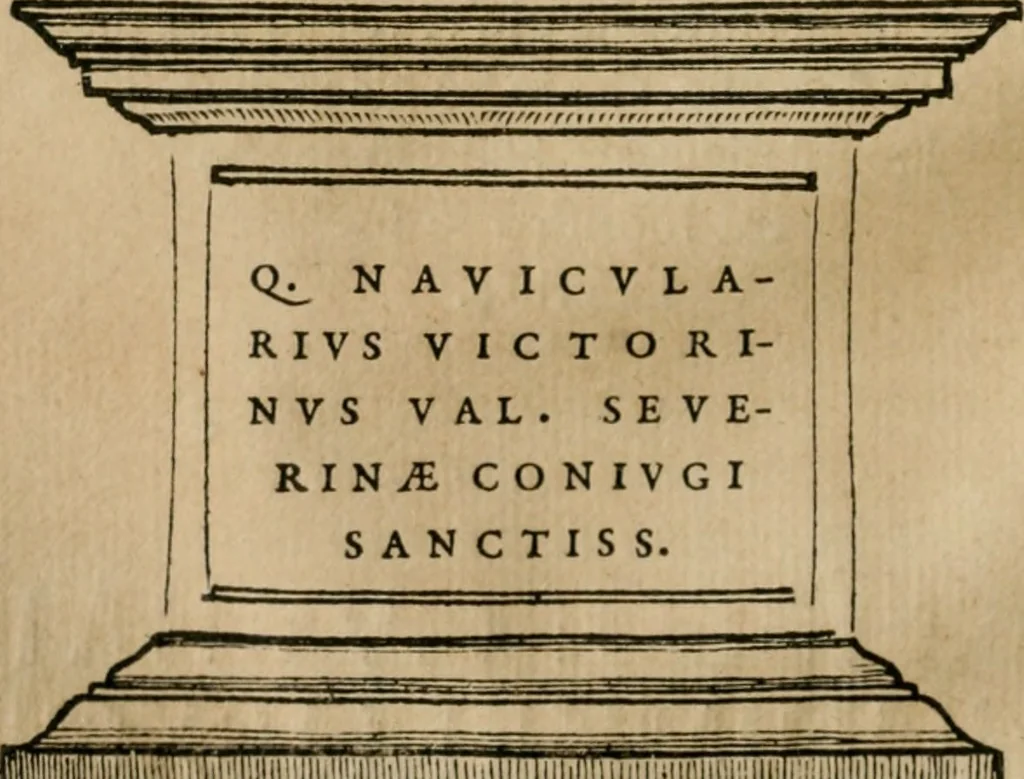 An illustration from Illvstratione de gli epitaffi et medaglie antiche, 1558, leaf 45