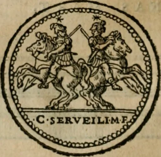 An illustration from Illvstratione de gli epitaffi et medaglie antiche, 1558, leaf 57