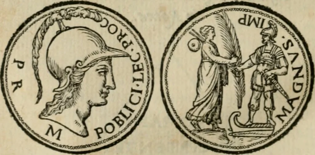 An illustration from Illvstratione de gli epitaffi et medaglie antiche, 1558, leaf 71