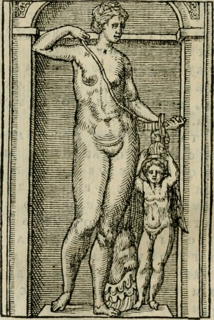 An illustration from Illvstratione de gli epitaffi et medaglie antiche, 1558, leaf 77