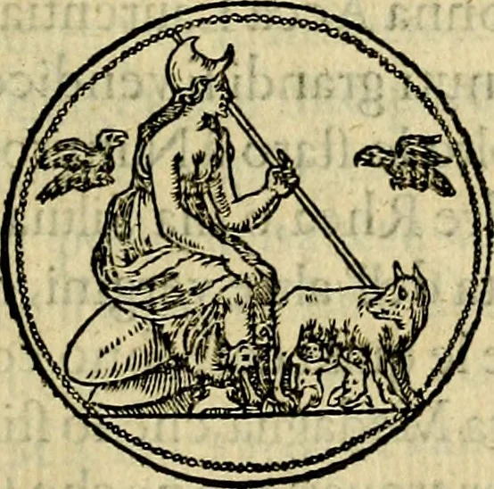 An illustration from Illvstratione de gli epitaffi et medaglie antiche, 1558, leaf 106