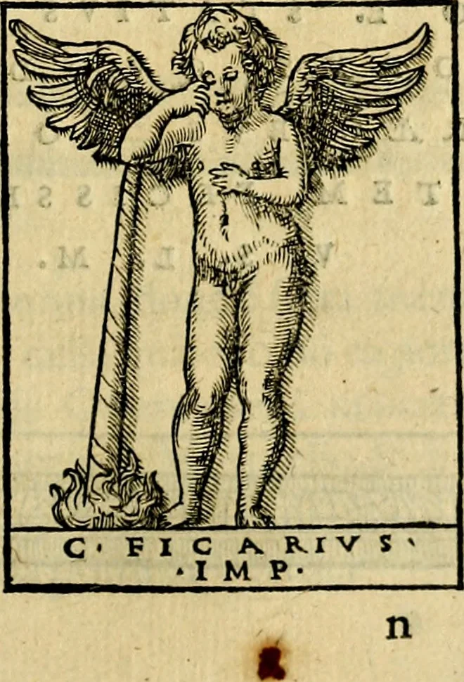 An illustration from Illvstratione de gli epitaffi et medaglie antiche, 1558, leaf 116