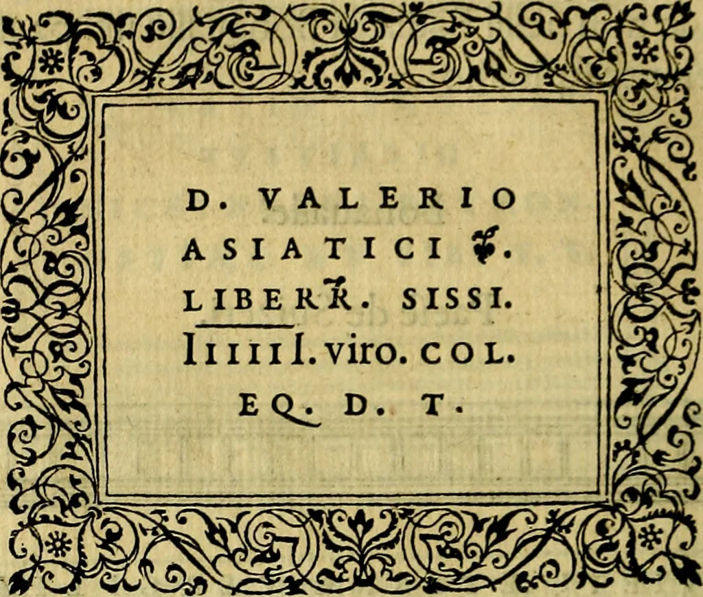 An illustration from Illvstratione de gli epitaffi et medaglie antiche, 1558, leaf 119