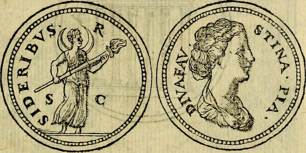 An illustration from Illvstratione de gli epitaffi et medaglie antiche, 1558, leaf 126
