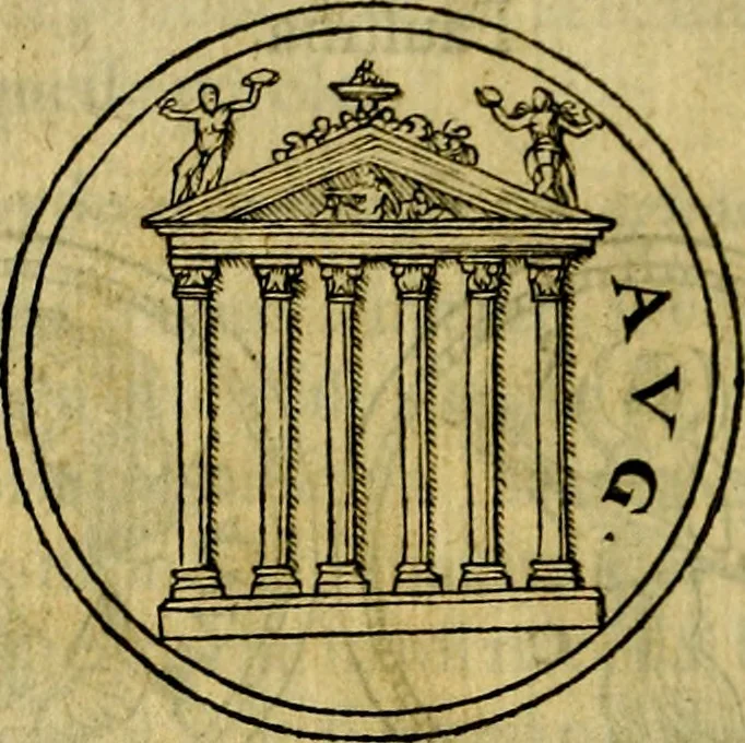 An illustration from Illvstratione de gli epitaffi et medaglie antiche, 1558, leaf 127