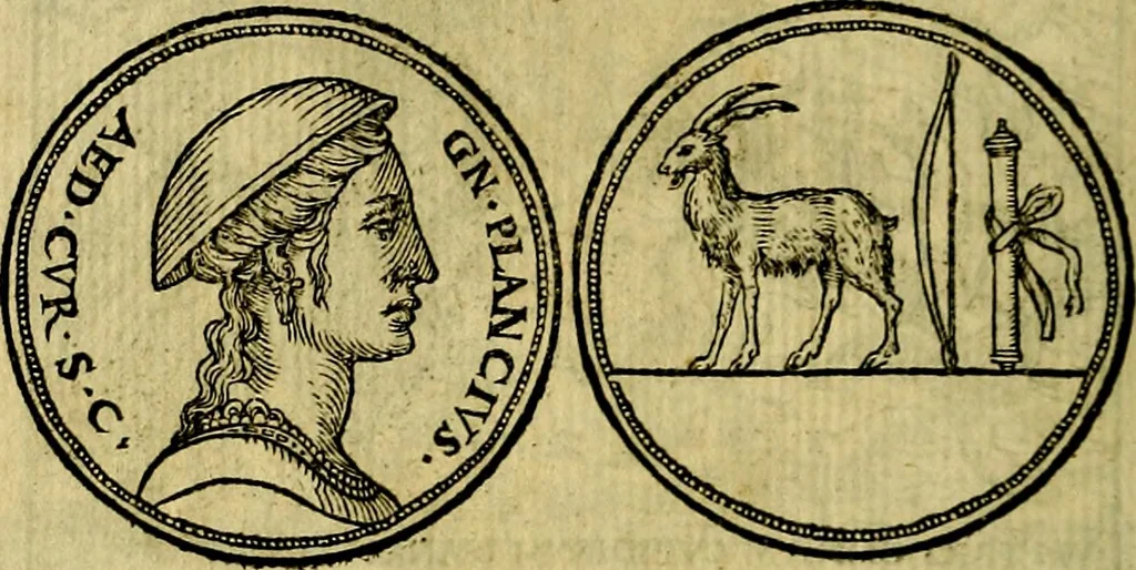 An illustration from Illvstratione de gli epitaffi et medaglie antiche, 1558, leaf 129