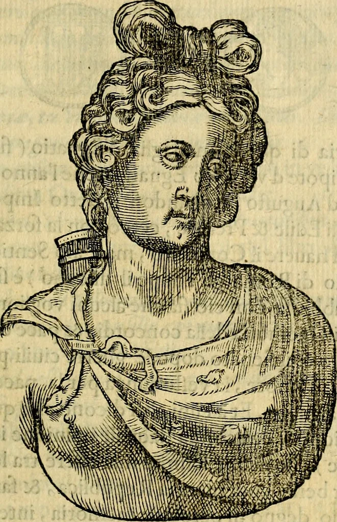 An illustration from Illvstratione de gli epitaffi et medaglie antiche, 1558, leaf 130