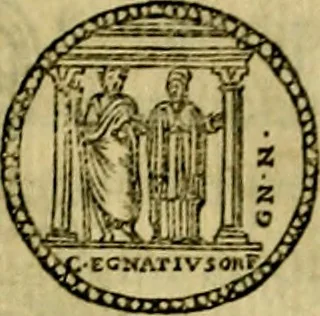 An illustration from Illvstratione de gli epitaffi et medaglie antiche, 1558, leaf 131