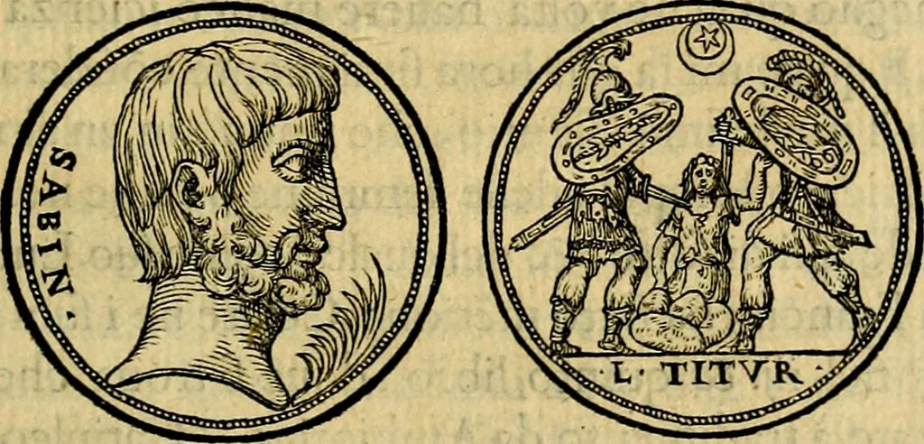 An illustration from Illvstratione de gli epitaffi et medaglie antiche, 1558, leaf 152