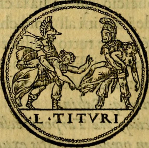 An illustration from Illvstratione de gli epitaffi et medaglie antiche, 1558, leaf 153