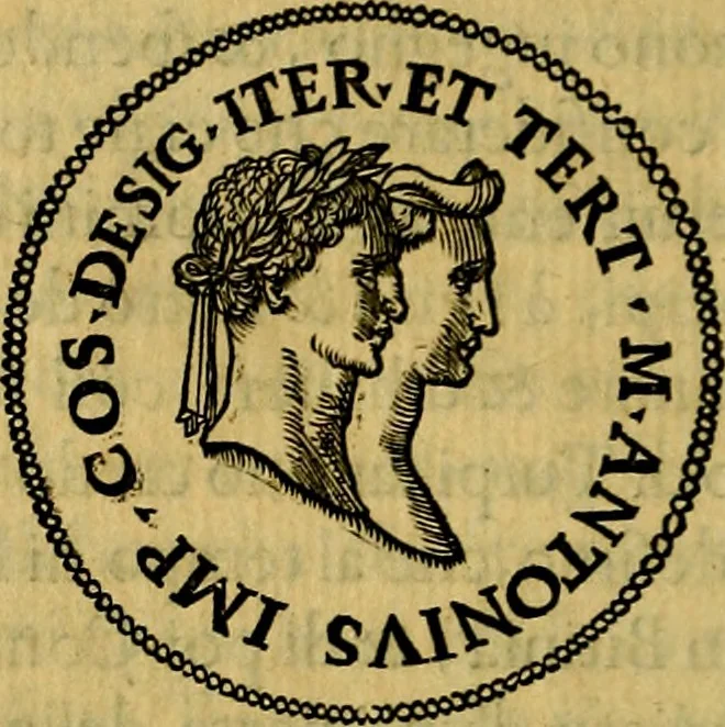 An illustration from Illvstratione de gli epitaffi et medaglie antiche, 1558, leaf 155
