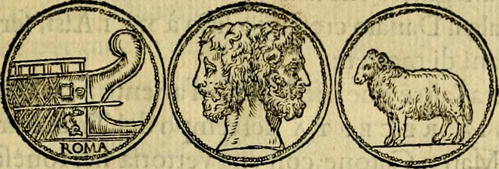 An illustration from Illvstratione de gli epitaffi et medaglie antiche, 1558, leaf 162