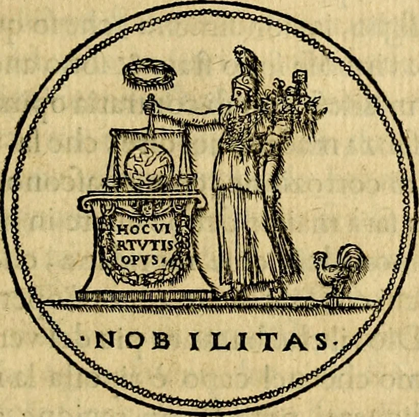 An illustration from Illvstratione de gli epitaffi et medaglie antiche, 1558, leaf 184