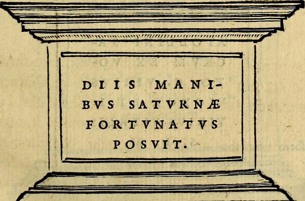 An illustration from Illvstratione de gli epitaffi et medaglie antiche, 1558, leaf 28